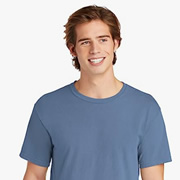 Model wearing Comfort Colors 1717 Garment-Dyed Heavyweight T-Shirt